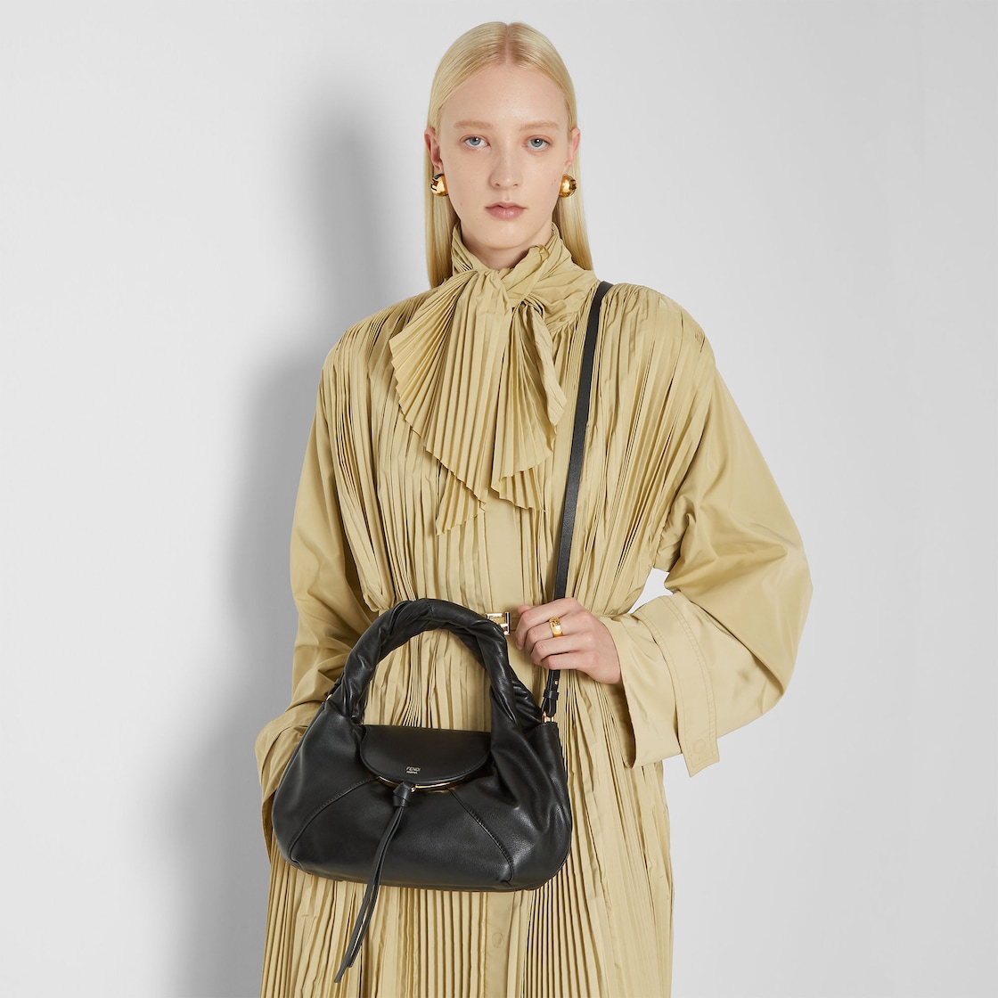 FENDI Spy Small Black leather bag - Image 5